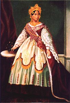  Rasoherina (1818-1868) règne de 1863 à 1868, épouse de Radama II